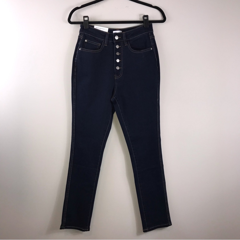 WeWoreWhat The Danielle High Rise Vintage Straight Jeans - Picture 4 of 10